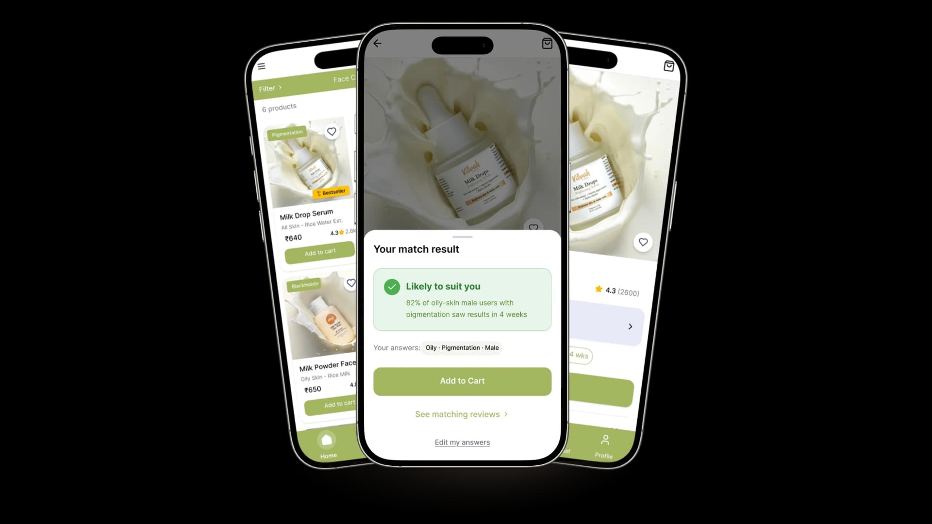 A redesign prototype for exploring product suitability and relevant reviews.