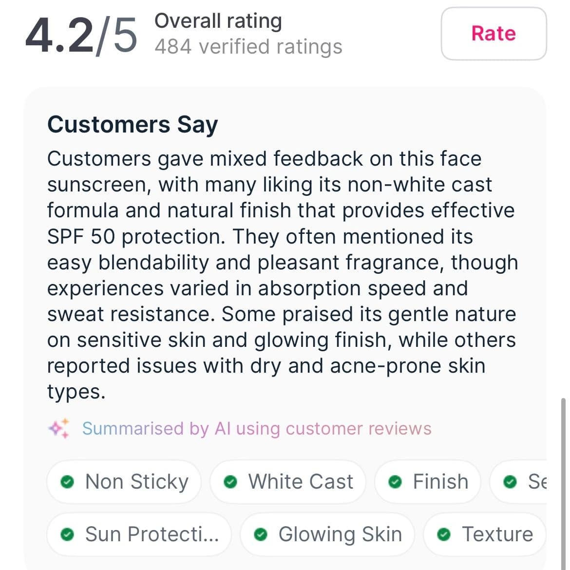 Nykaa · Review summary