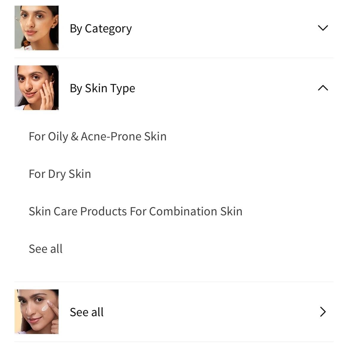 Plum · Skin type and concern